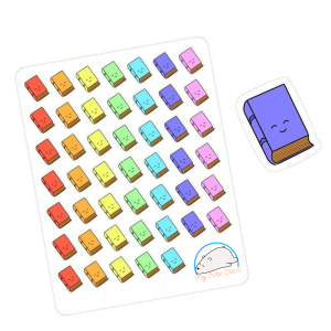 Adorable Planner Stickers | Cute School Supplies Decals for Organizers, Scrapbooks, Journals, Diaries, and Crafts