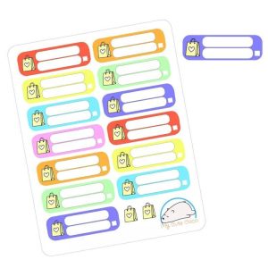 Shopping Expense Tracker Planner Stickers | Shopping Bag Budgeting Icons for Creative Organization