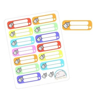 Entertainment Expense Tracker Planner Stickers | Movies and Theater Icons for Budgeting and Saving