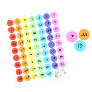 Colorful Dots Date Cover Planner Stickers | Cute Countdown Icons for Scrapbooks, Organizers, Journals, and Creative Crafts