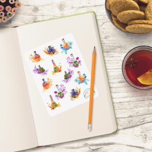 Vibrant Magic Potions Planner Stickers | Colorful Magical Decorations for Scrapbooks, Organizers, Diaries, Journals, & Creative Projects