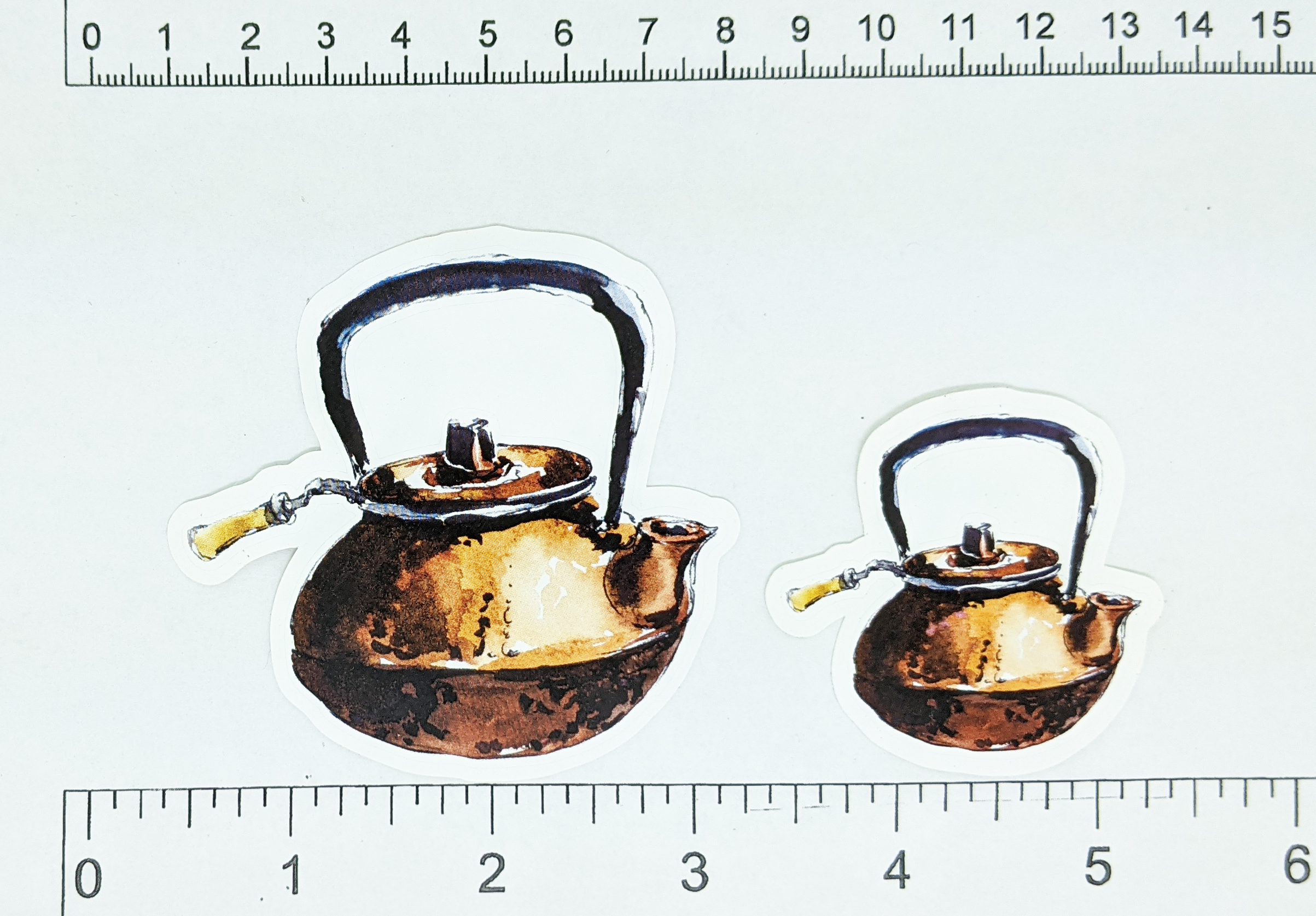Tea Lovers Vinyl Sticker: High-Quality Teapot Design for Laptops, Phones & Water Bottles - Image 4