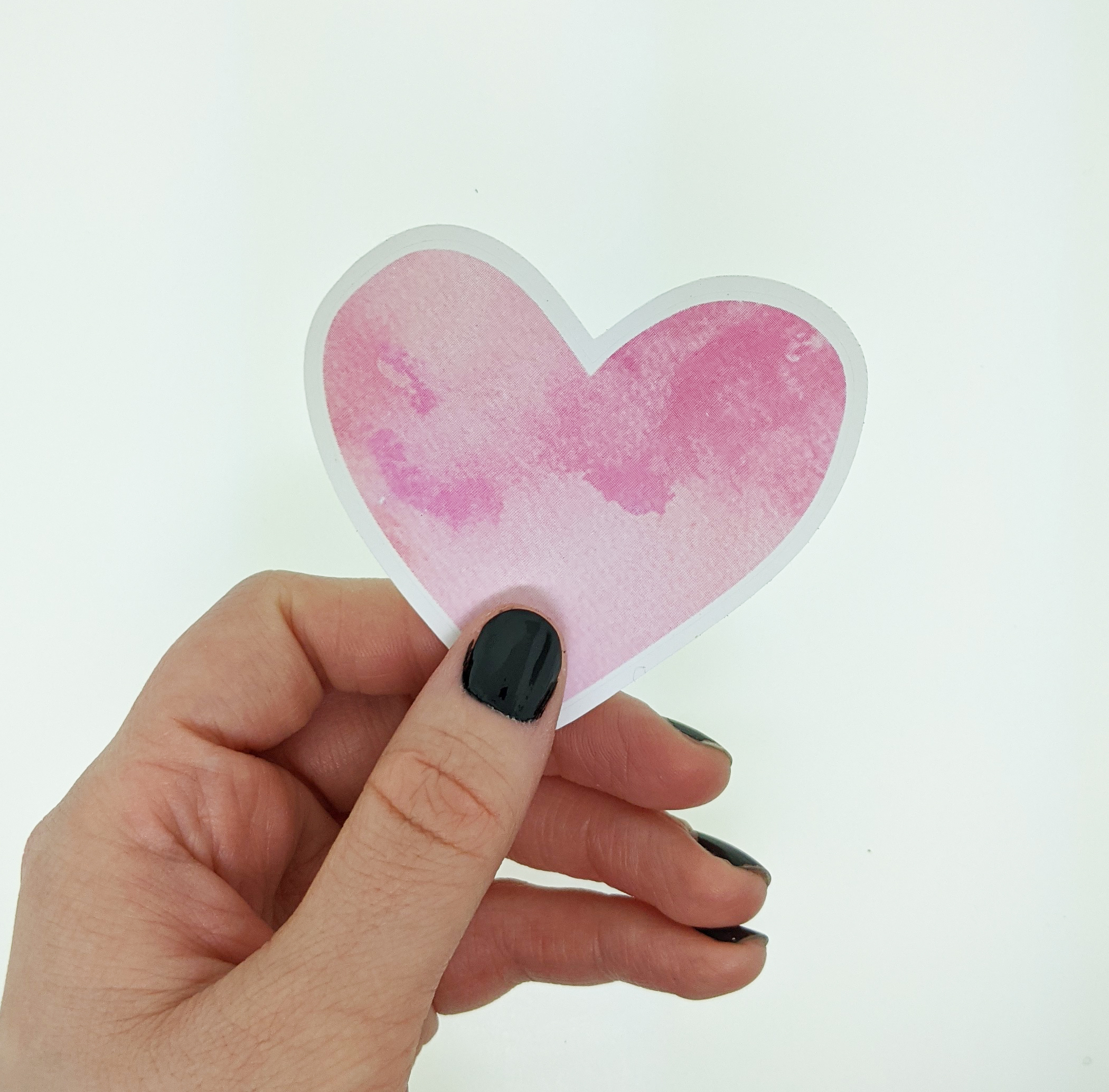 Vibrant Heart Vinyl Decal - Cute Weatherproof Romantic Sticker for Phones, Laptops, Cars, Water Bottles & Others - Image 2