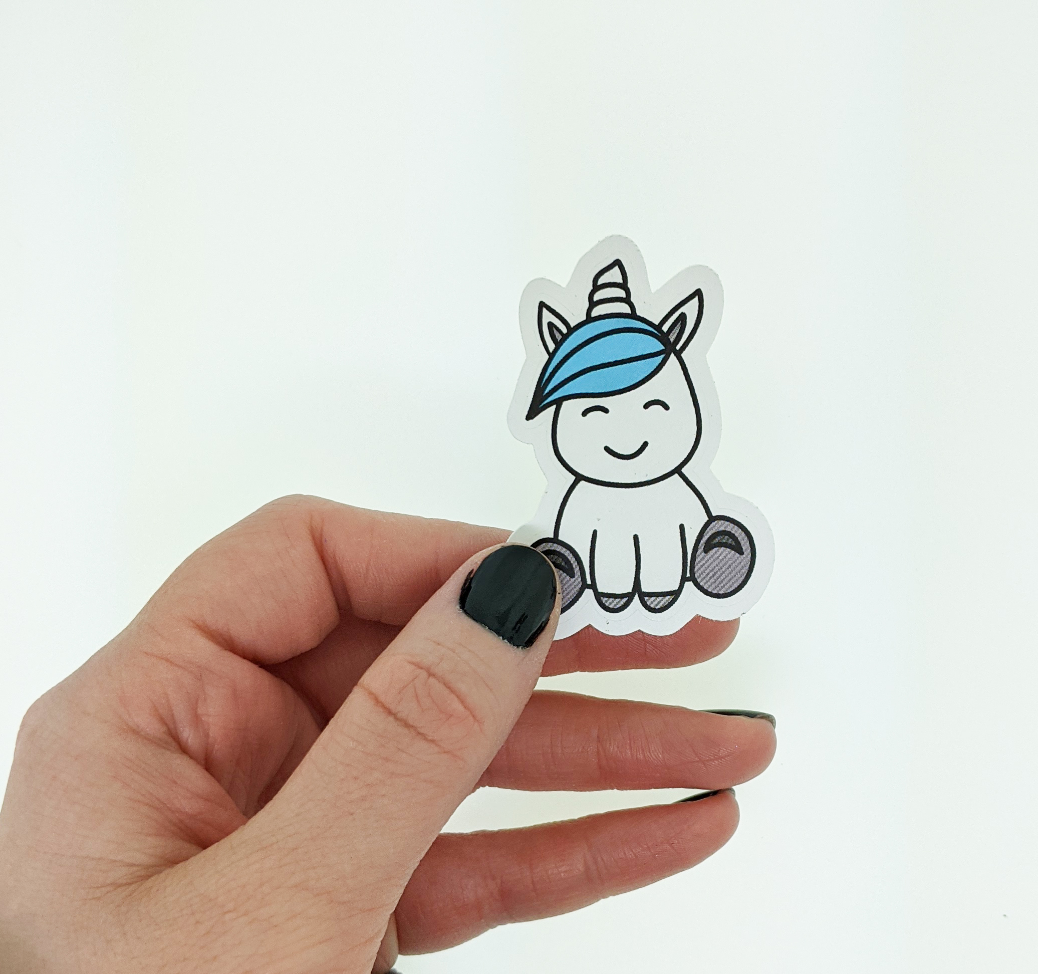 Cute Unicorn Vinyl Decal - Adorable Weatherproof Sticker for Phones, Laptops, Cars, Water Bottles & Others - Image 2