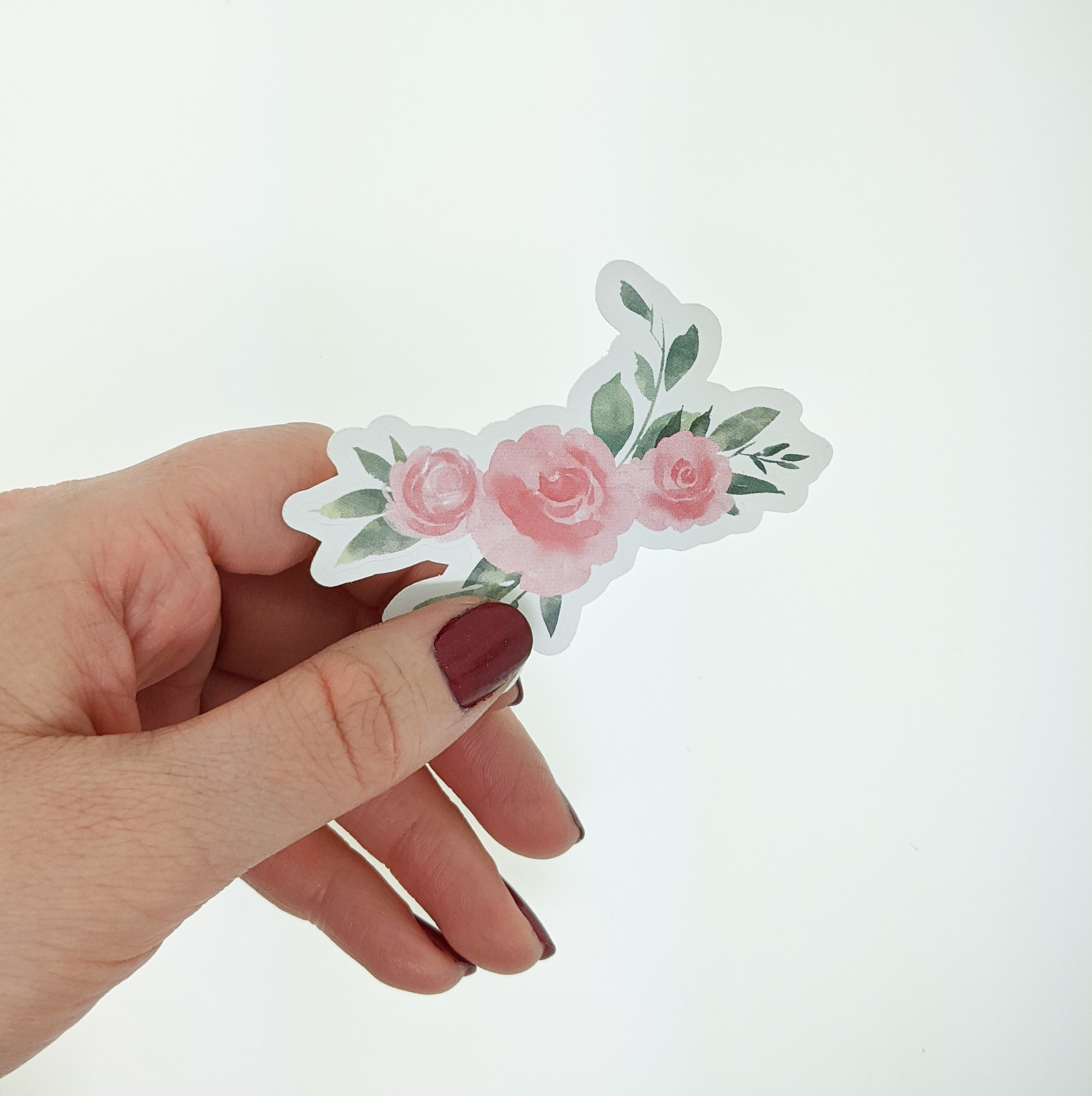 Creative Bouquet of Flowers Vinyl Decal - Weatherproof Sticker for Phones, Laptops, Cars, Water Bottles & More - Image 2