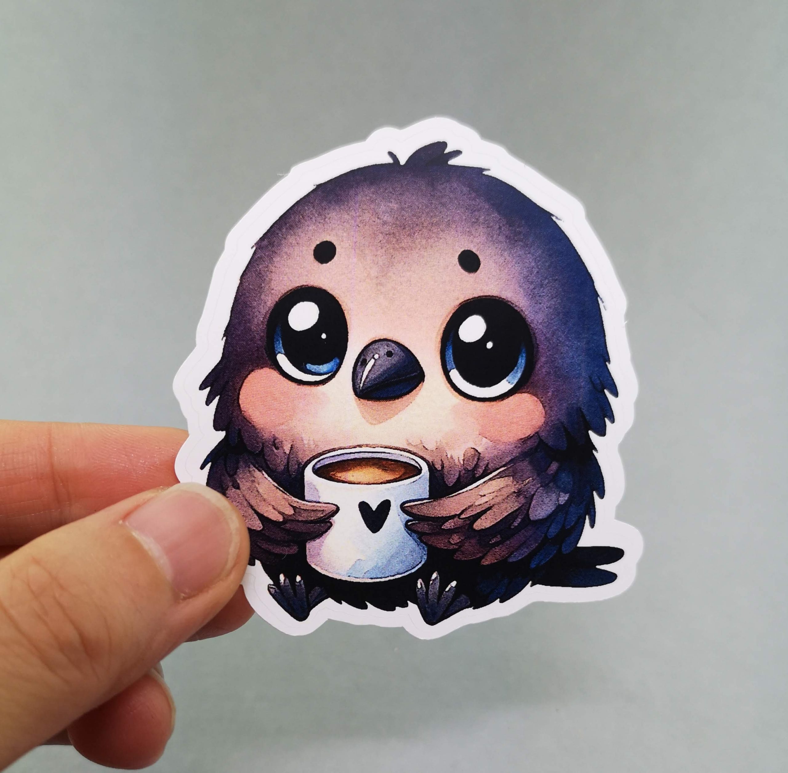 Adorable Pigeon Vinyl Decal - Cute Weatherproof Bird Sticker for Phones, Laptops, Cars, Water Bottles & Others - Image 2