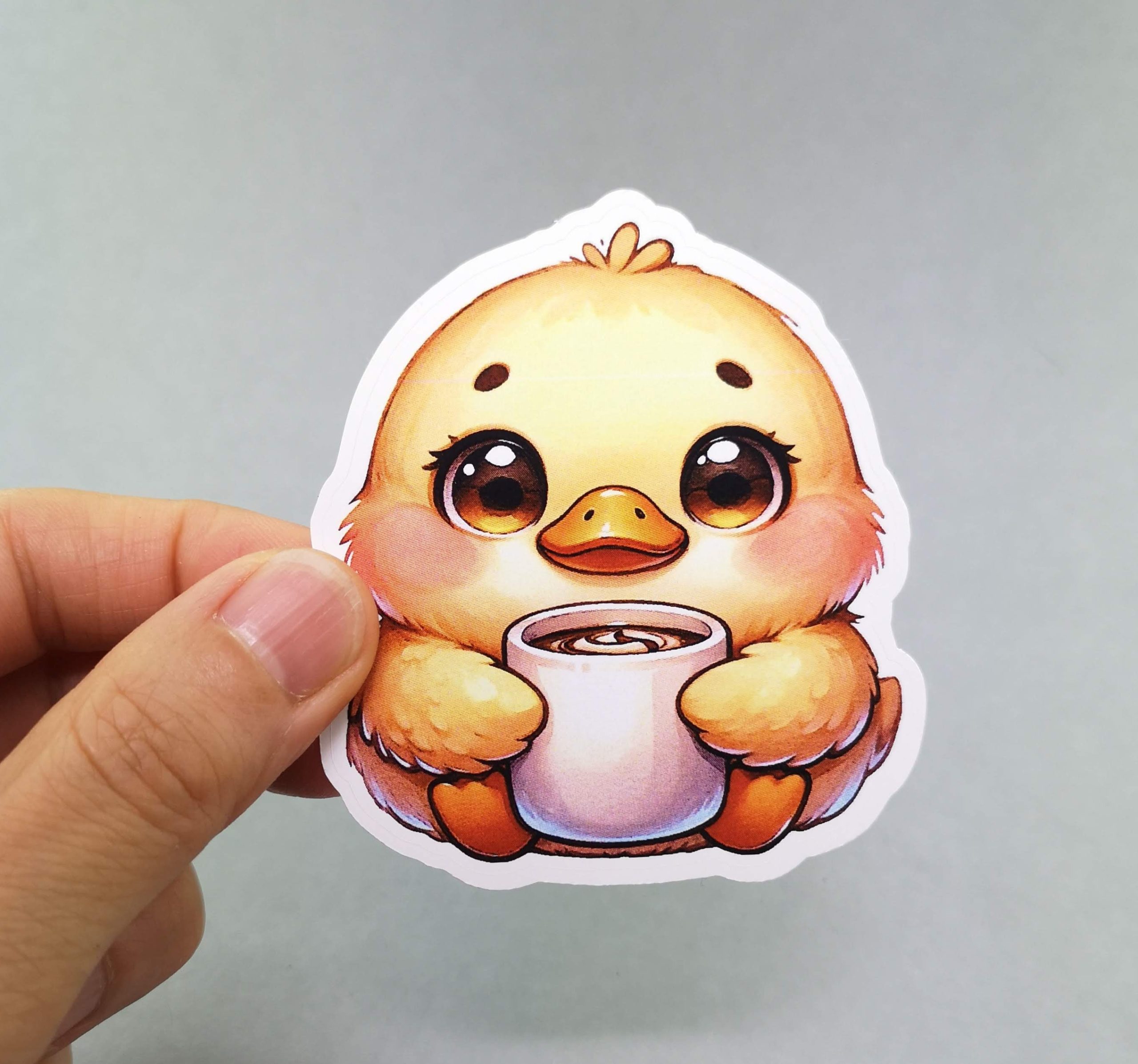 Cute Chick Vinyl Decal - Adorable Weatherproof Sticker for Phones, Laptops, Cars, Water Bottles, Others & Animal Lovers - Image 2