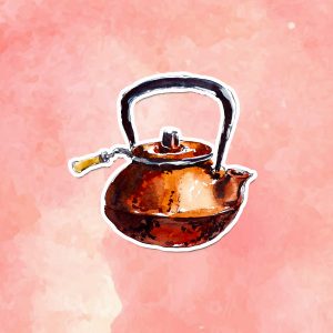 Tea Lovers Vinyl Sticker: High-Quality Teapot Design for Laptops, Phones & Water Bottles